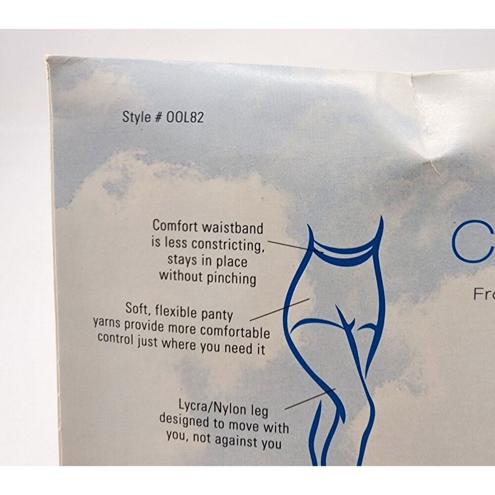 Hanes Comfort Matters Control Top Enhanced Toe Pantyhose #00L82 Beige Size EF - Picture 4 of 4